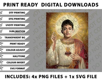 Charles Leclerc jesus Png Bundle, SVG Files, Digital Downloads