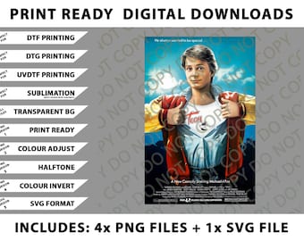 Teen Wolf but without the Wolf Png Bundle, SVG Files, Digital Downloads