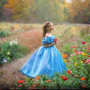 Everbloom Digital Photography Background- Spring Maternity Senior Portrait Background for Fine Art Photography