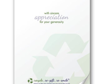Sincere Appreciation stickies to make your thank you cards re-usable! (share the love again and again!)