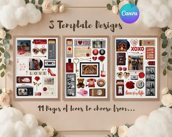 3 Editable Custom Matchbooks Template | One Year Anniversary Gift for Boyfriend and Girlfriend | One Year Anniversary Gift Digital Download