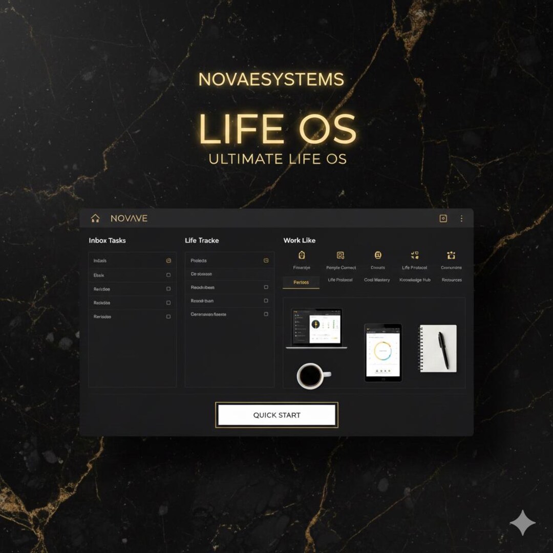 Os Life Design Chart.pdf Life Exchange OS Notion Template | Novae Systems Management (notion) - Etsy