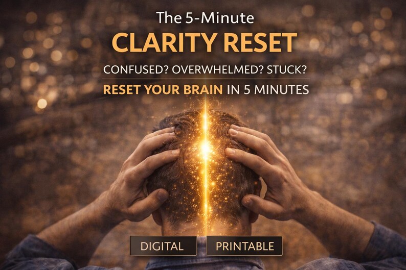 Anxiety & Focus 45-minute Mental Reset System | (digital PDF) - Etsy