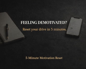 The_5_Minute_Motivation_Reset | NOVAE SYSTEMS Protocol | High-Performance Digital Tool & Printable