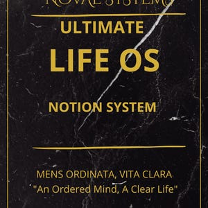 Plantilla de Notion para Life Exchange OS / Gestión de vida de Novae Systems (PDF) imagen 4