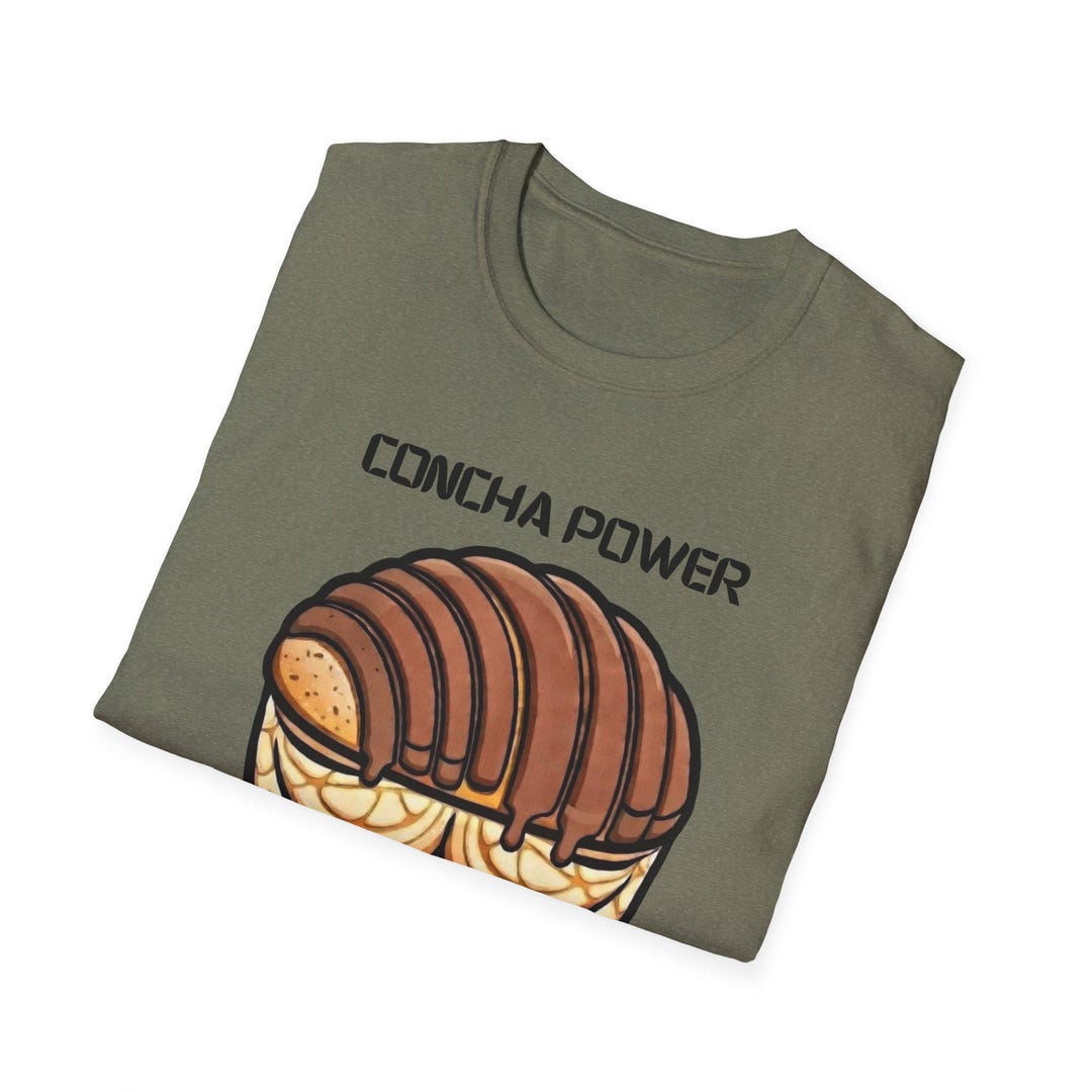 Concha Fun Illustration T-shirt | Workout Humor, Pastry Pun - Etsy