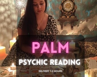 Same Hour Palm Psychic Reading, Hand Reading, Palmistry.