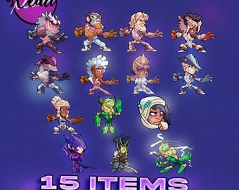 Brawlhalla 15 Item Pack | V6 Colors, Skins, Emotes, Titles (Digital Delivery)
