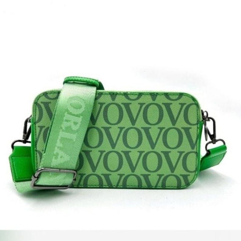 Valentino Orlandi handtas schouder/crossbody groen afbeelding 1