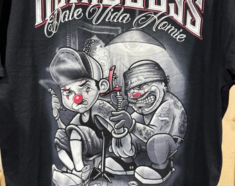 Koszulka z grafiką w stylu Chicano – Dale Vida Homie XL
