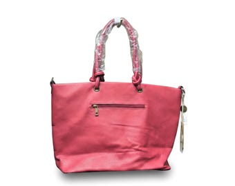 Charlene Classic Vegan Leather Minimalist Western Tote Bag