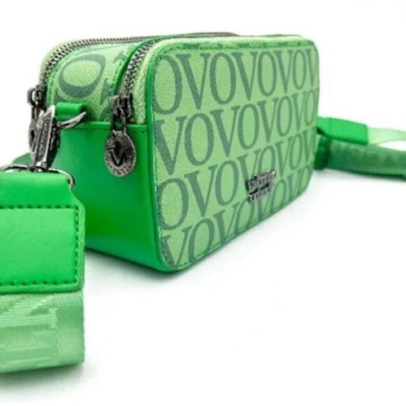 Valentino Orlandi handtas schouder/crossbody groen afbeelding 2