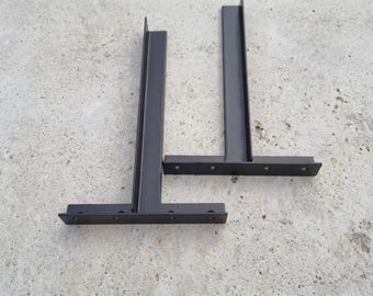 Heavy-Duty Wall Mount Sink Brackets for Marble, Stone & Floating Vanities