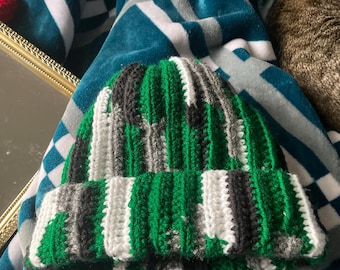 Eagles Team Colors Knit Beanie