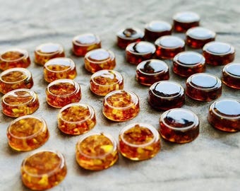 Grandes fichas de backgammon hechas a mano / Piezas de resina epoxi y ámbar con caja / Juego de backgammon de lujo