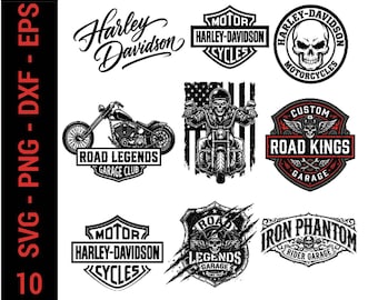 Motorcycle SVG Bundle | Biker Clipart for T-Shirts, Mugs, Stickers (Digital Download)
