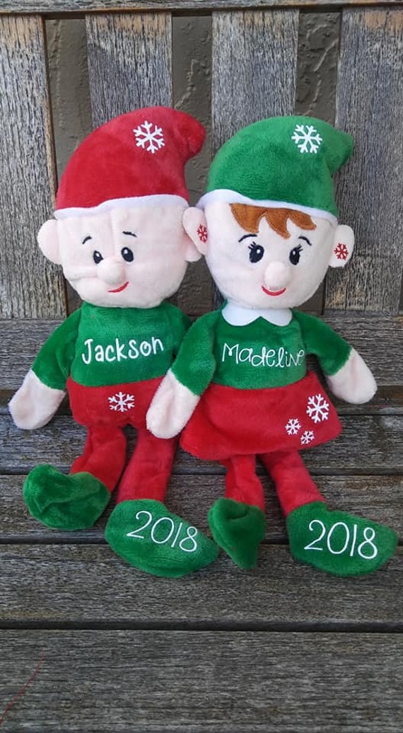 personalized plush elves