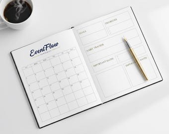Sjabloon maandplanner: gedetailleerde planning