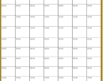 Weekly time planner
