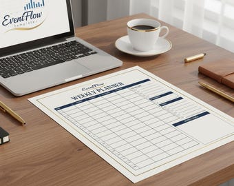 Weekly Planner with Time Slots
