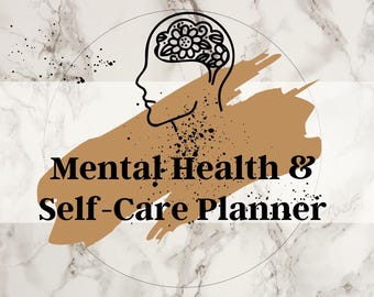 Mental Health & Self-Care Planner