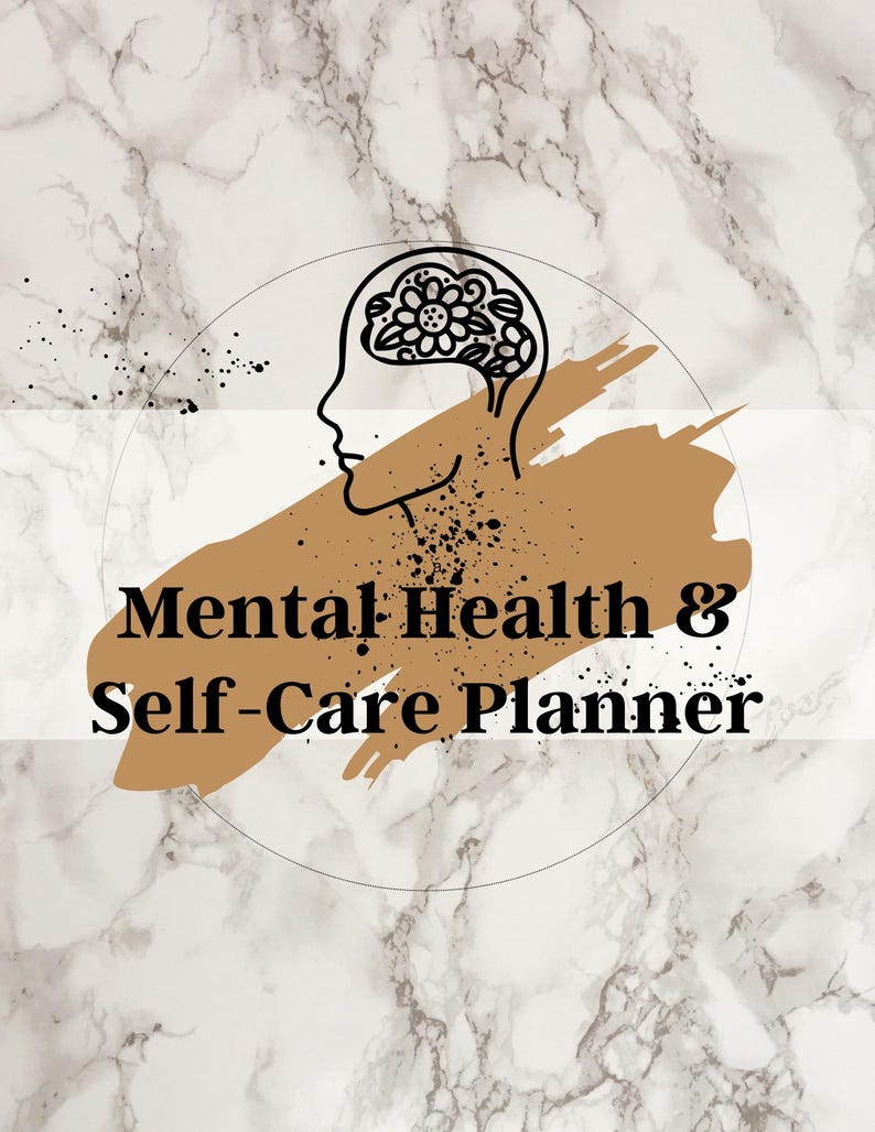 Mental Health & Self-care Planner - Etsy