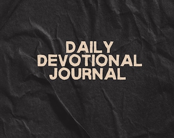 Daily Devotional Journal