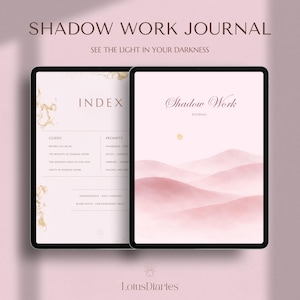 Shadow Work Journal | Mental Health Journal | Therapy | Spiritual Growth | Inner Child Healing | Self-Care | Digital Journal for ipad