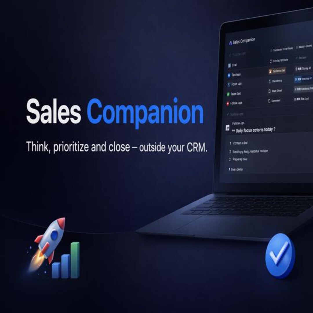 Notion Sales CRM Template for Freelancers | Simple Deal & Follow-up ...