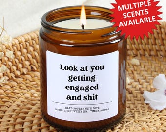 Guarda come ti prendi una candela regalo per fidanzamento, regalo di fidanzamento, regalo per festa di fidanzamento, regalo di fidanzamento, candela divertente, regalo per fidanzamento