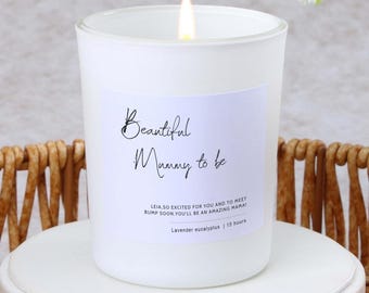 Regalo per la futura mamma, candela profumata per la festa della mamma - Regali personalizzati