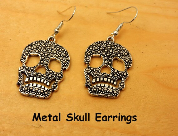 Etsy 2024 skull earrings
