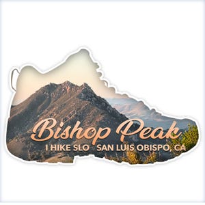 Bishop Peak Sticker | Kiss-Cut Vinyl Decal