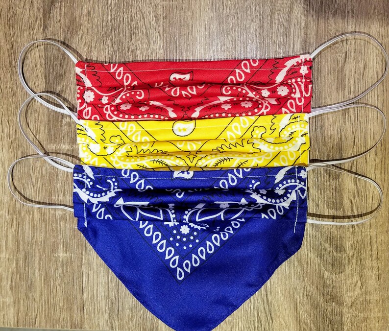 Bandana Face Mask for men with beard Machine Washable Etsy