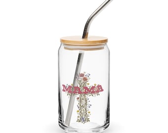 Mama Christian Floral Szklanka w kształcie puszki