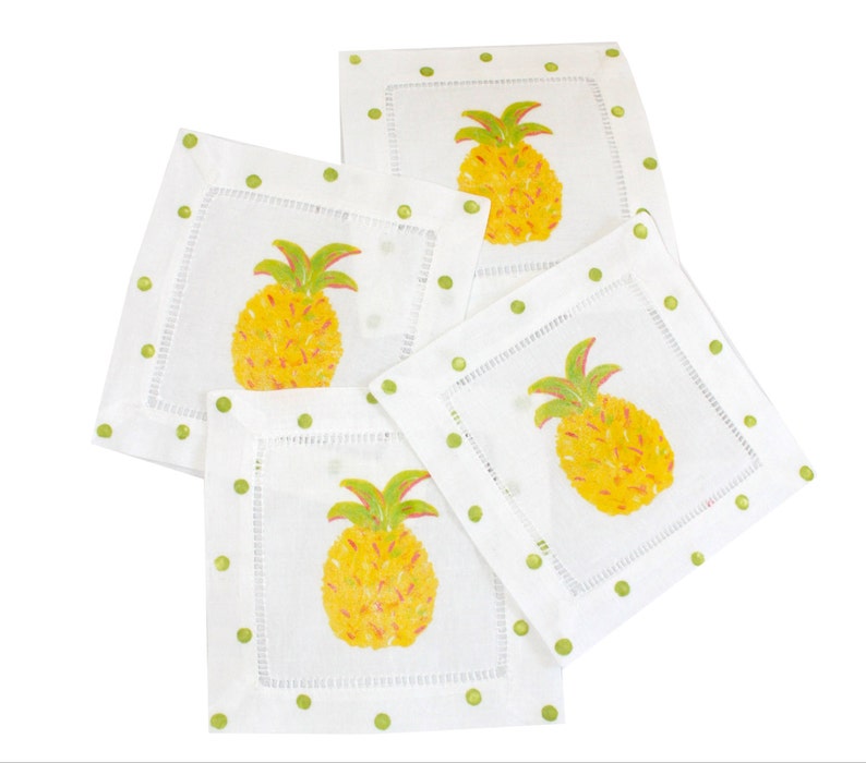 Lemondaisy Design Cocktail Napkins - Thumbnail 4