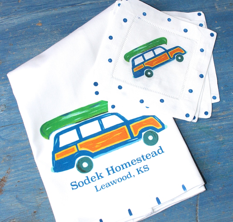 Lemondaisy Design Jeep Wagoneer Tea Towel - Thumbnail 2