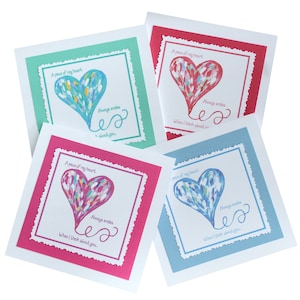 Friendship Heart Note Cards