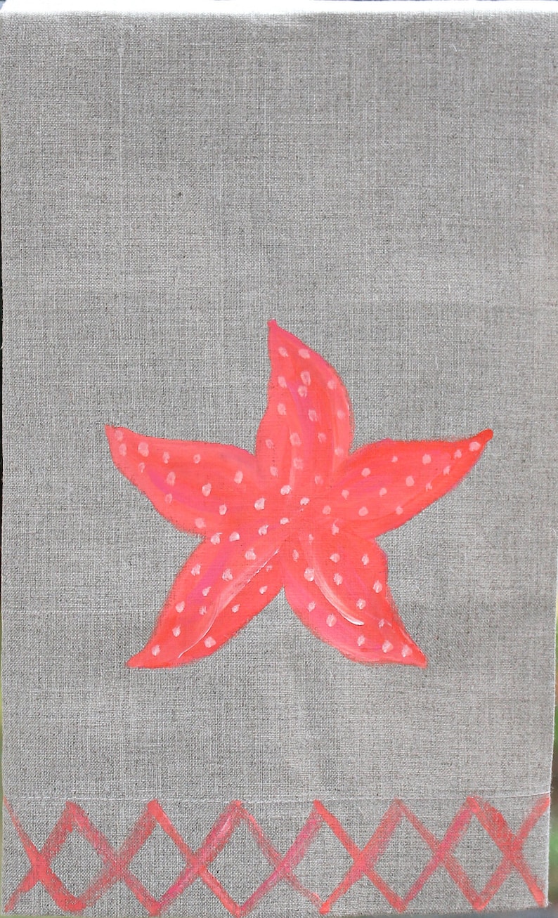 Lemondaisy Design Linen Guest Towels - Thumbnail 3