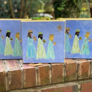 Three Kings Christmas Art Canvas Free Shipping