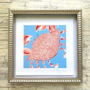 Spotted Coral Crab Beach  Art Print 8x8