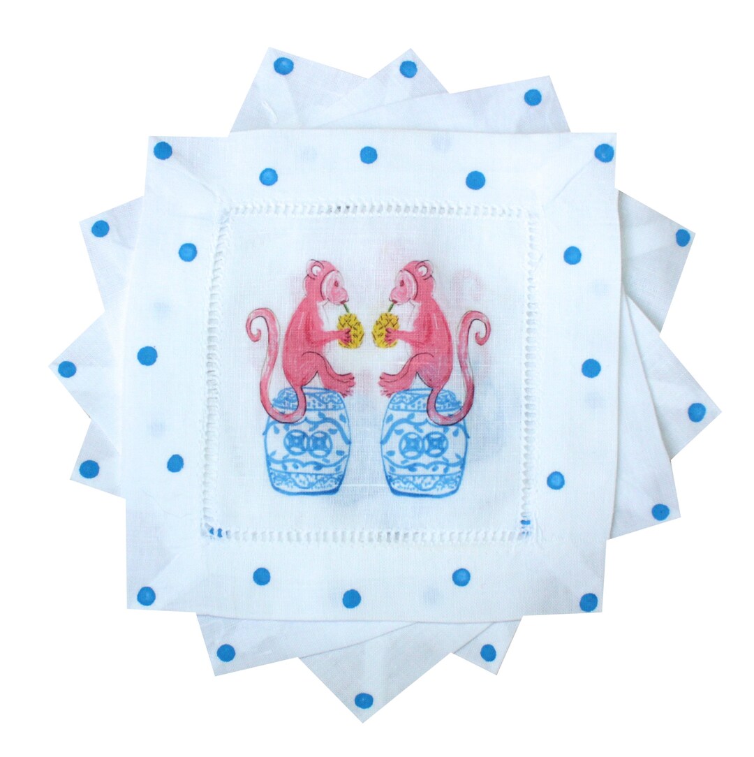 Monkey Joker Cocktail Napkins main image 0