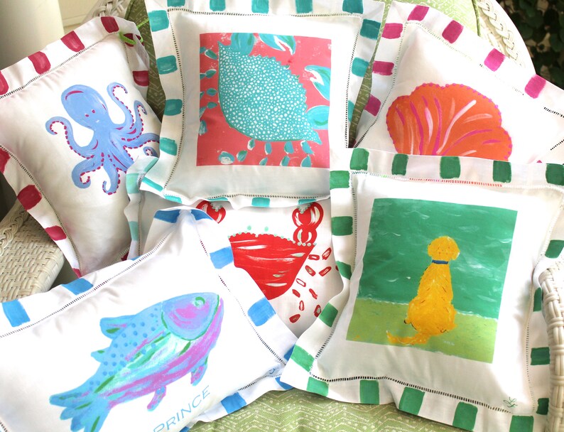 Lemondaisy Design Scallop Shell Pillow - Thumbnail 2