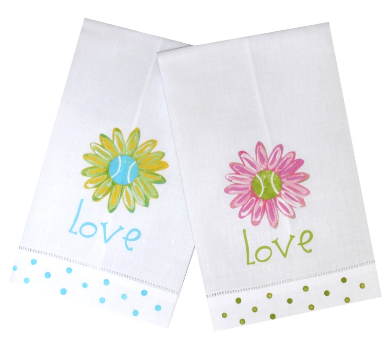 Tennis Love Linen Guest Towels