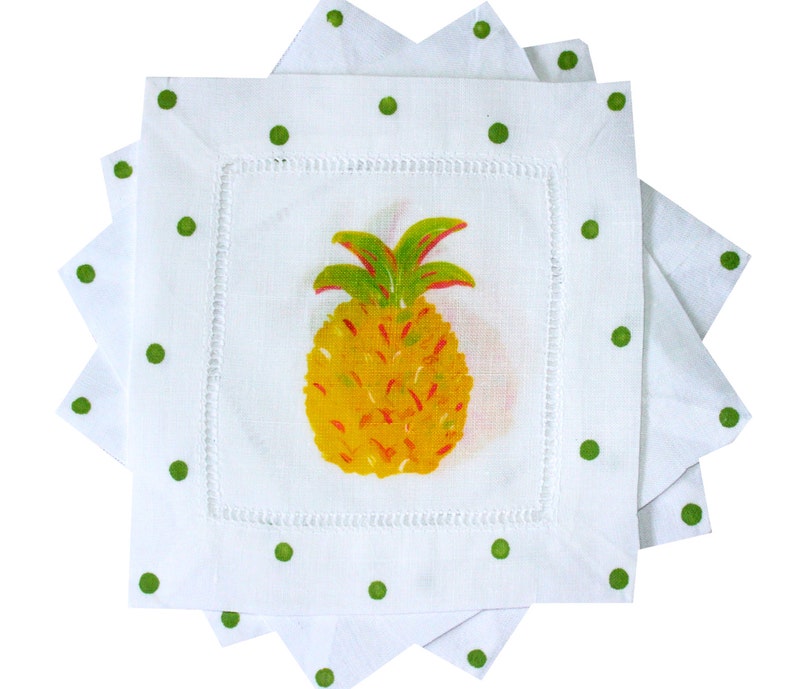 Lemondaisy Design Cocktail Napkins - Thumbnail 5