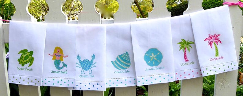 Lemondaisy Design Linen Guest Towel - Thumbnail 2