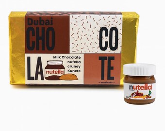 Handmade Nutella Chocolate with Kunefe Filling