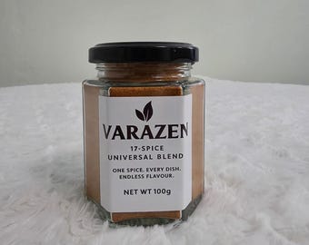 VARAZEN | Modern 17-Spice Masala, a Universal Kitchen Staple • 100g Jar or 150g Refill Pouch • Plant-Based
