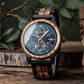 Personalized Watch for Men | Engraved Wooden Watch | Ebony Wood Watch | Anniversary Gift for Husband | Birthday Gift for Him | Groom Gift
