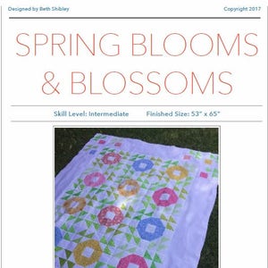 Quilt Pattern - Spring Blooms and Blossoms - 53